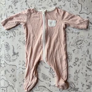 MORI Clever Zip Baby Pajamas - Stardust / 0-3mp